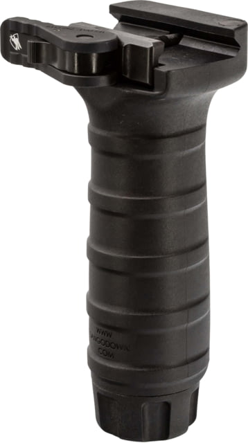 American Defense Manufacturing Tango Down Vertical Grip w/Surefire Switch Pocket Standard Legacy Lever Black - American Defense Manufacturing