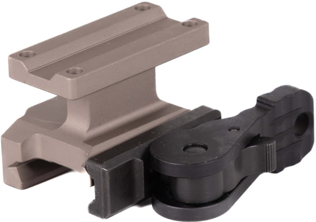 American Defense Manufacturing Trijicon MRO Lightweight COWITNESS Height TAC Lever Red Dot Mount Flat Dark Earth - American Defense Manufacturing
