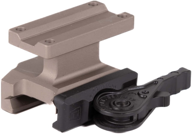 American Defense Manufacturing Trijicon MRO Lightweight COWITNESS Height Titanium Lever Red Dot Mount Flat Dark Earth - American Defense Manufacturing