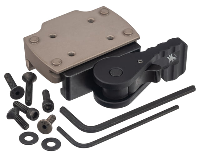 American Defense Manufacturing Trijicon RedDot Mount Tactical Lever Flat Dark Earth AD-TR TAC R FDE - American Defense Manufacturing