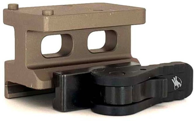 American Defense Manufacturing Trijicon RMR Lightweight QD Mount, Standard Legacy Lever, Lower 1/3 Co-Witness Mount Height, Flat Dark Earth, AD-RMR-LW-11-FDE-STD by USA American Defense Manufacturing Red Dot Sight Mounts