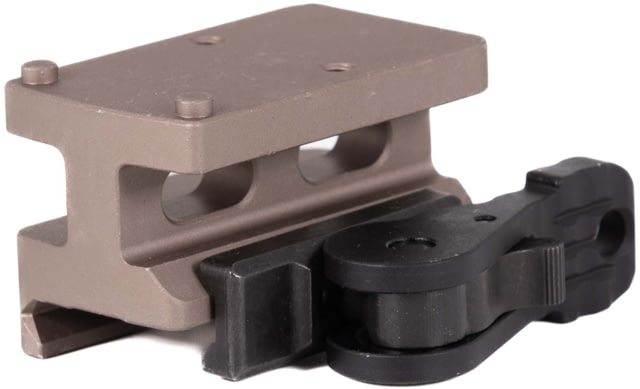 American Defense Manufacturing Trijicon RMR Lightweight QD Mount, Tactical Legacy Lever, Lower 1/3 Co-Witness Mount Height, Flat Dark Earth, AD-RMR-LW-11-FDE-TAC by USA American Defense Manufacturing Red Dot Sight Mounts