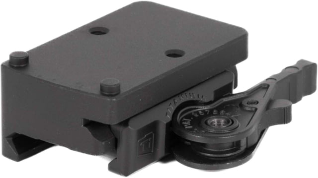 American Defense Manufacturing Trijicon RMR Lightweight QD Mount Titanium Lever Low Height Black
