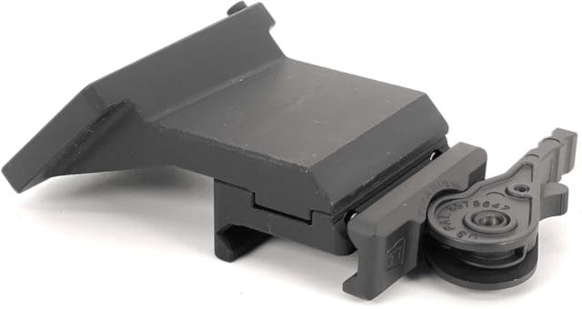 American Defense Manufacturing Trijicon RMR Mount w/ Offset Titanium Lever 45 Degree Offset Left Hand Black - American Defense Manufacturing