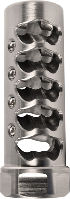 USED American Precision Arms Gen 4 Fat Bastard Self Timing Muzzle Brake 6mm 5/8x24 Stainless - American Precision Arms