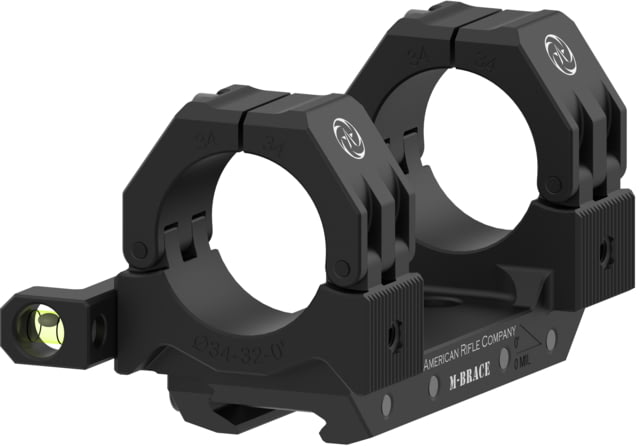 American Rifle Company M-Brace 34mm Riflescope Mount 38mm Height 10 MOA Black - American Rifle Company