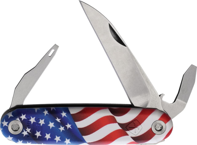 American Service Knife Alchesay Folder Whar Flag - American Service Knife