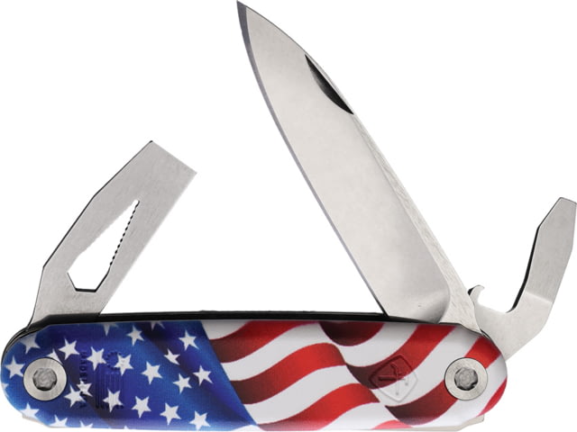 American Service Knife The Jefferson Knife USA Flag - American Service Knife