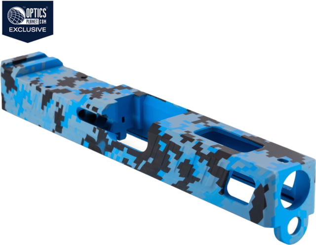 American Tactical Arms OPMOD ATA19 Badger Slide W/ Optic Cut Glock 19 Gen 3 Blue Digital - American Tactical Arms