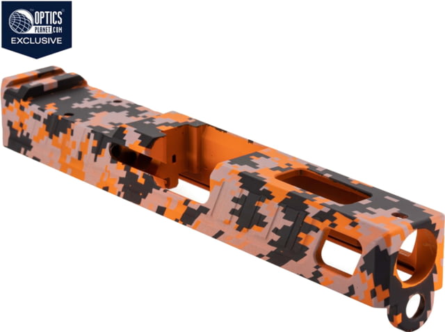American Tactical Arms OPMOD ATA19 Badger Slide W/ Optic Cut Glock 19 Gen 3 Orange Digital - American Tactical Arms