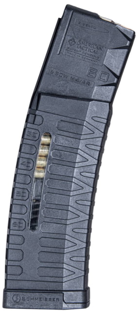 rican Tactical Imports AR-15 5.56x45mm NATO/.223 Remington 60 Round Rifle Magazine Black 60 Ammo