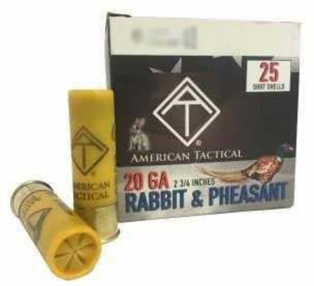 American Tactical Imports Game Load 20Ga 2.75" 1Oz #6 Shotgun Ammo 250Rd Case Lot ACL20G6C - American Tactical Imports