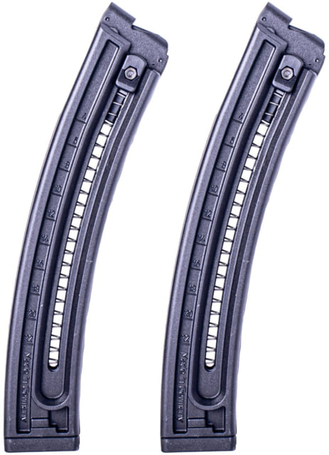 rican Tactical Imports GSG-16 ATI GSG 16 .22LR 22 Round Rifle Magazine Black Twin Pack Ammo