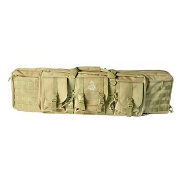 RUKX Gear Tactical Double Gun Bag 36 in Tan