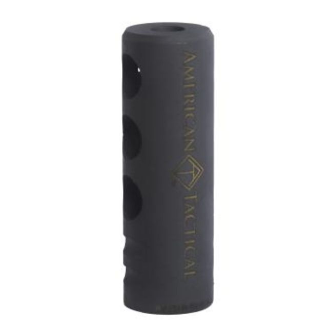 American Tactical Imports Muzzle Brake Rise Mitigation 5.56X45mm w/ Crush Washer Black - American Tactical Imports