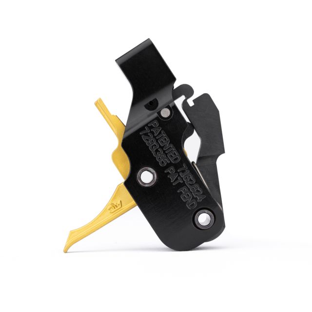 American Trigger AR Gold Flat .223/5.56 AR 15 Drop-In Trigger Gold - American Trigger