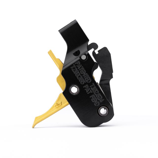 American Trigger AR Gold Flat .308/7.62 AR 15 Drop-In Trigger Gold - American Trigger