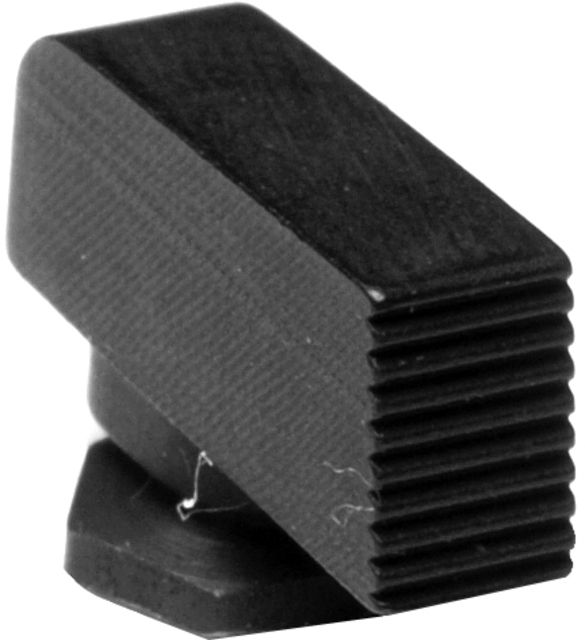 Ameriglo Black Night Sights - Thin Series - FRONT Sight Only - Serrated Black All For Glock Models .315Height .090 Width