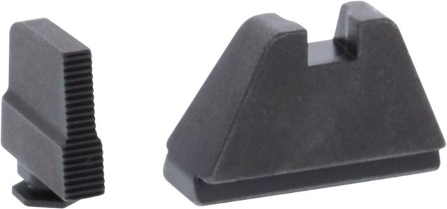 Ameriglo AmeriGlo Black Serrated 407in Wide Front 507in Notch Flat Black Rear Sights - $54.89 at Optics Planet