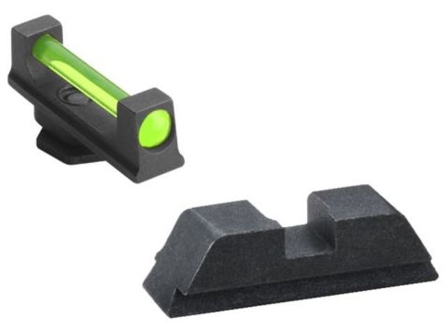 Ameriglo Fiber front sight rear notch, green GFT-120 by USA AmeriGlo Pistol Sights