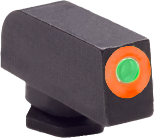 "AmeriGlo Glock Pro-Glo Tritium Front Pistol Sights, Front Only-Green Tritium Lamp, Orange Outline FRONT .180 H .140 W, GL-212-180-OR-C" by USA AmeriGlo Pistol Sights