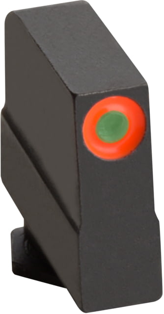 AmeriGlo Glock Pro-Glo Tritium Front Pistol Sights, Front Only, Green Tritium Lamp, Orange Outline Front .350in H .125in W, GL-212-350-OR by USA AmeriGlo Pistol Sights