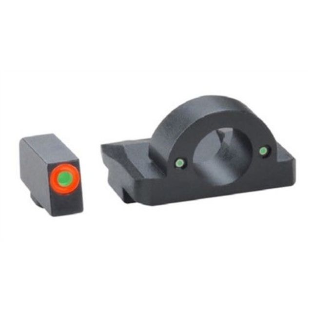 AmeriGlo Ghost Ring Night Sight Glock 17/19/19x/26 Gen5 Green Tritium W/O