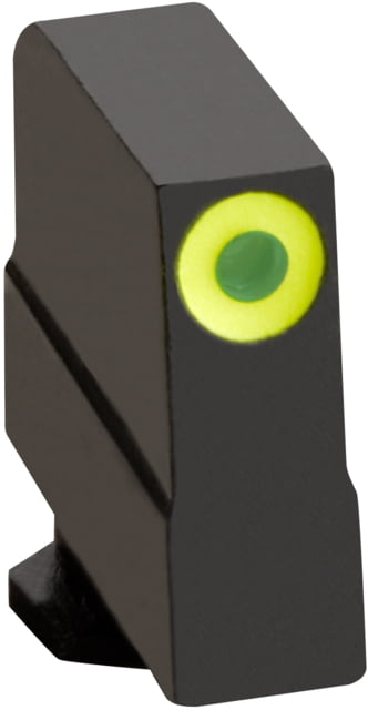 AmeriGlo Glock Pro-Glo Tritium Front Pistol Sights, Front Only-Green Tritium Lamp, LumiGreen Outline .365in H .125in W, GL-212T-365-GRC by USA AmeriGlo Pistol Sights