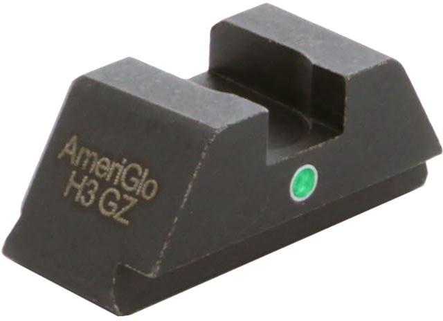 USED AmeriGlo i-Dot Tritium Rear Sights Classic Style for Glock 42/43/43X Rear Only-Green Tritium Lamp Single i-Dot fits MOS slide GL-105R EDEMO2 Used - Ameriglo