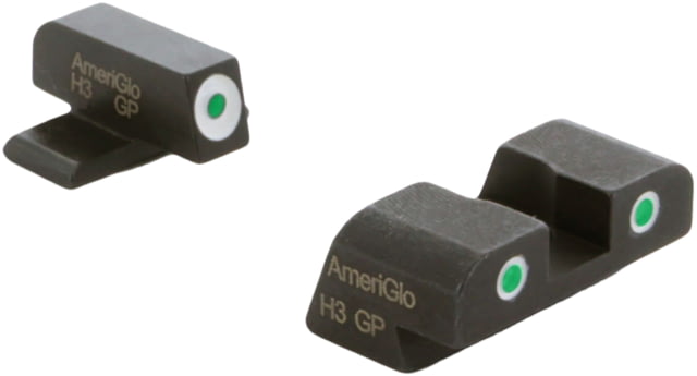 AmeriGlo Pistol Tritium Night Sights, Sig 220,229,245, Green Front, Green Rear, SG-165 by USA AmeriGlo Pistol Sights