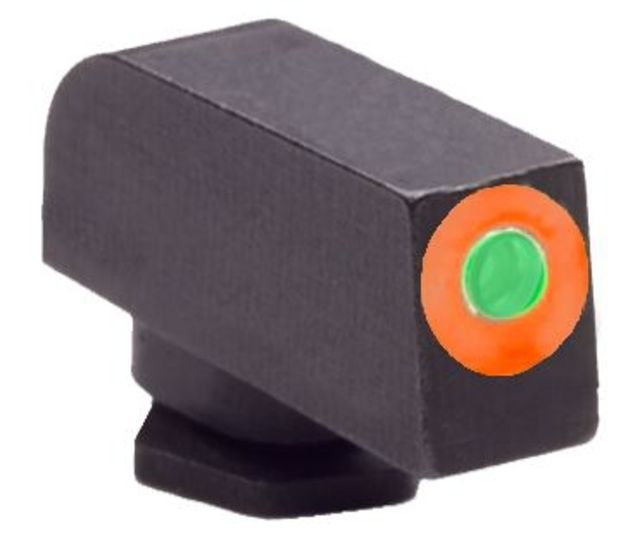 AmeriGlo Tritium Front All For Glock Models, Pro Glo Front Sight, Lime Green Circle Outline by USA AmeriGlo Pistol Sights