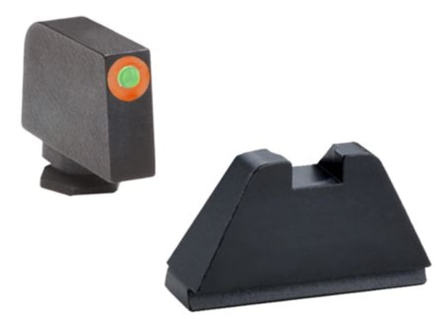 Ameriglo Tritium Front Rear Tall Suppressor Set green orange