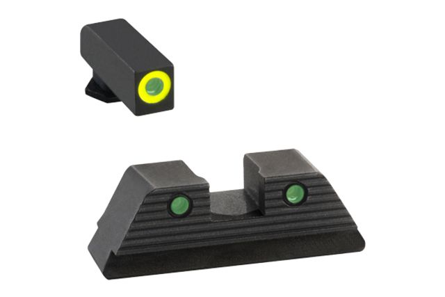USED AmeriGlo Trooper Sets of Pistol Tritium Night Sights for Glock Gen 1-4 17192223242627333435373839 Green GL-819 - Ameriglo