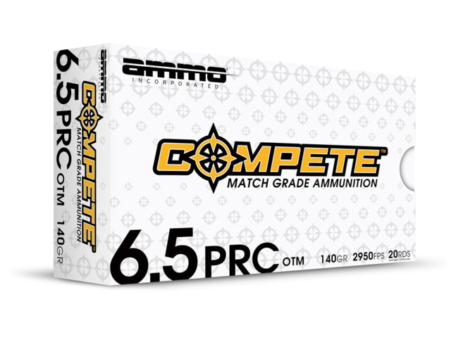 Ammo Inc. Compete OTM 6.5 PRC 140 Grain Open Tip Match t Brass Cased Rifle Ammo 20 Round 65PRC140-OTM-A20 - Ammo, Inc.