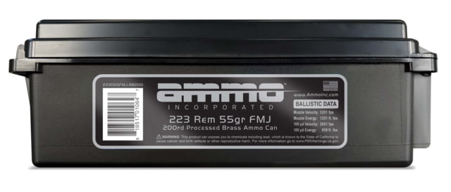 Ammo Inc. Signature .223 Remington 55 grain Full Metal Jacket Brass Cased Centerfire Rifle Ammo 200 Rounds - Ammo, Inc.