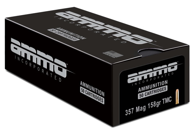 o Inc. Signature 357 Magnum 158 Grain TMC Brass Case Pistol 50 Rounds Ammo