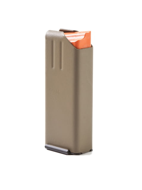 unition Storage Components 9mm Stainless Steel Colt Style Magazine 10 Round FDE Marlube/Orange Follower Ammo