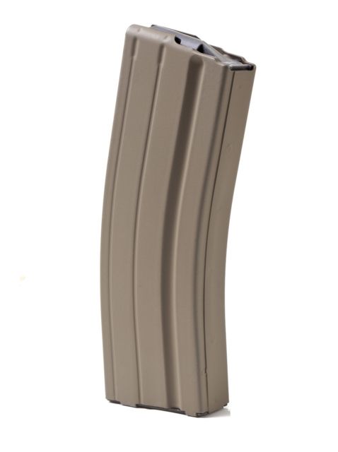 Ammunition Storage Components AR-15 6.8 SPC Stainless Steel Magazine 25 Round blocked to 10 Round FDE Marlube/Blue Follower - Ammunition Storage Components