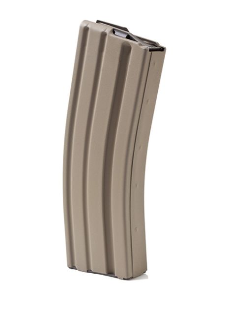 Ammunition Storage Components AR-15 .223/5.56 Stainless Steel Magazine 30 Round blocked to 10 Round FDE Marlube/Black Follower - Ammunition Storage Components