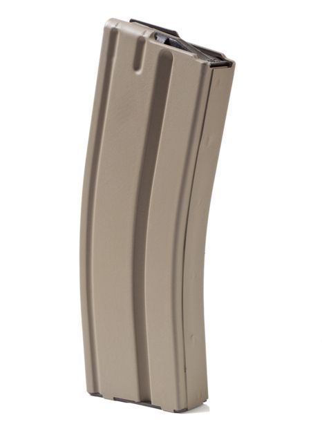 Ammunition Storage Components AR-15 5.45X39 Stainless Steel Magazine 30 Round blocked to 10 Round FDE Marlube/Black Follower - Ammunition Storage Components