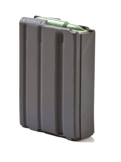 unition Storage Components AR-15 .223/5.56 Aluminum Magazine 5 Round Black Marlube/Orange Follower Ammo