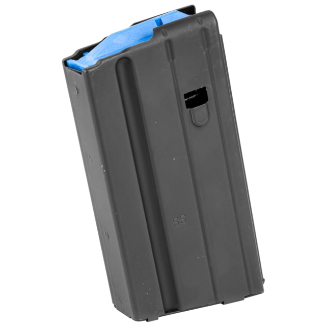 Ammunition Storage Components AR-15/M-16 15 Round Rifle Magazine 6.5 Grendel Blued Follower Black Stainless Steel 15