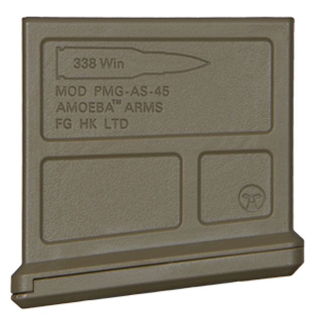 Amoeba Striker Airsoft 60 Round Magazine, Tan, 2274592 by USA Amoeba Airsoft Magazines