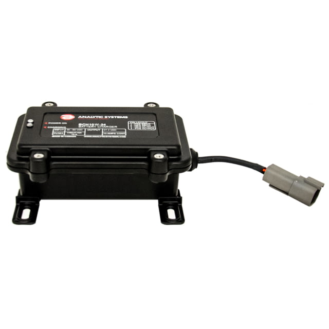 Analytic Systems Waterproof IP66 DC Battery Charger 10A 24V Out 30-80V In Ruggedized One Size - Analytic Systems