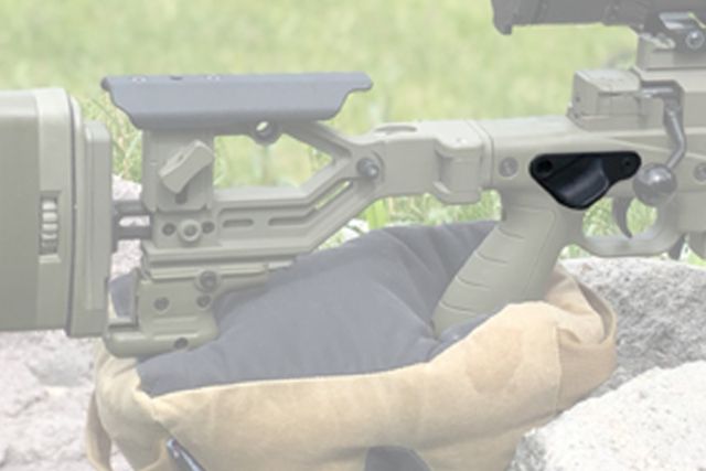 Anarchy Outdoors Thumb Rest Accuracy International AX Model Left Hand Black AI-TR-AX-LH - Anarchy Outdoors