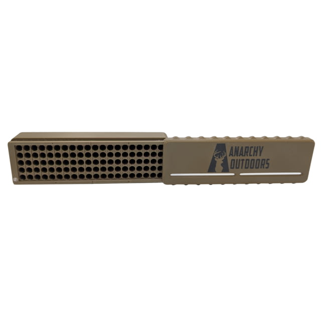 Anarchy Outdoors .22 Rimfire Ammo Box 100 Round FDE Medium - Anarchy Outdoors