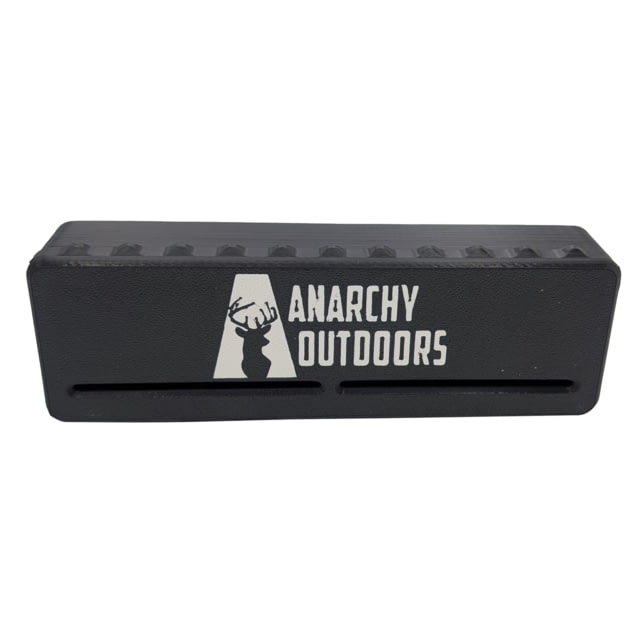 Anarchy Outdoors .22 Rimfire Ammo Box 100 Round Obsidian Black Medium - Anarchy Outdoors