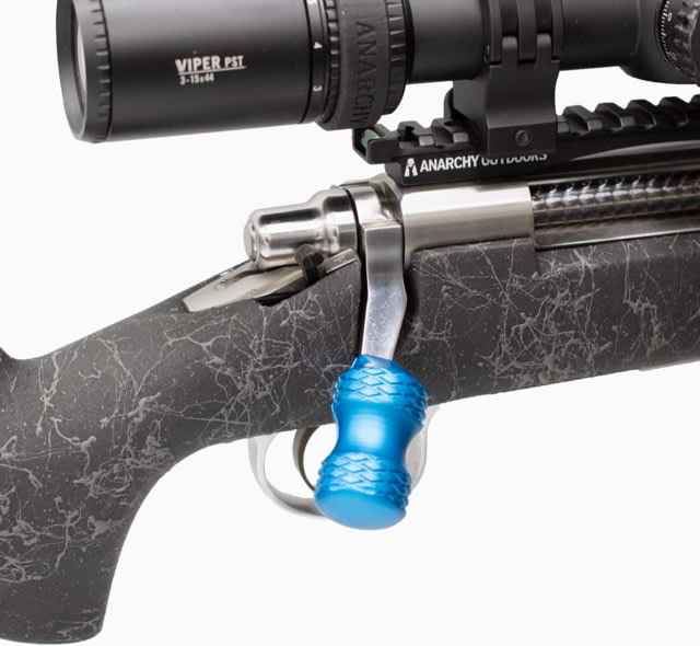 Anarchy Outdoors Clamp-On Bolt Knob for Remington 700 Blue - Anarchy Outdoors