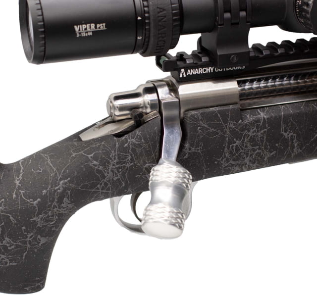 Anarchy Outdoors Clamp-On Bolt Knob for Remington 700 Clear Annodized - Anarchy Outdoors