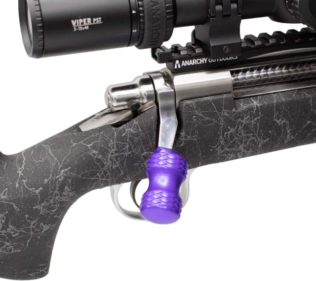 Anarchy Outdoors Clamp-On Bolt Knob for Remington 700 Purple - Anarchy Outdoors